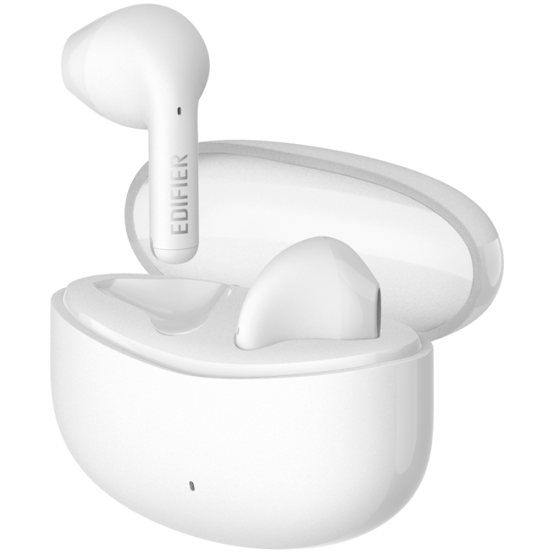 Căști fără fir Edifier X2s, Bluetooth 5.3, comenzi tactile, până la 26 de ore, USB-C, IP54, alb
