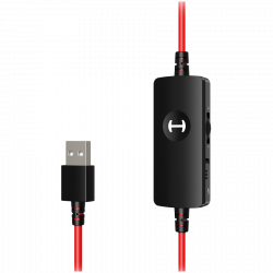 Casti gamer Edifier G1, Microfon pivotant, USB, Negru