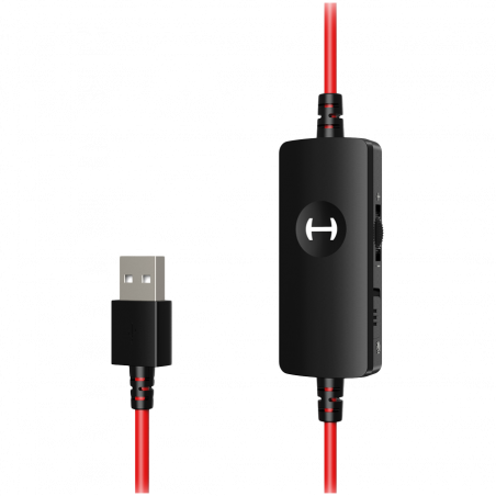 Casti gamer Edifier G1, Microfon pivotant, USB, Negru