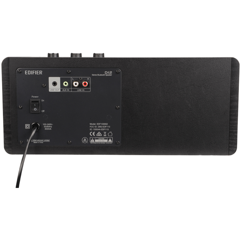 Boxa Edifier D12, 70 W, Bluetooth 5.0, RCA, AUX, Line-Out, USB-C, Negru