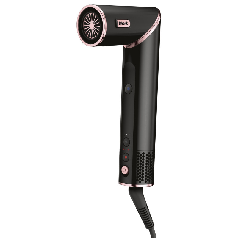 Uscător de păr 3-în-1 Shark FlexStyle HD424EU, 1400 W, 3 viteze și niveluri de căldură, efect Coanda, protecție împotriva deteriorării cauzate de căldură, negru