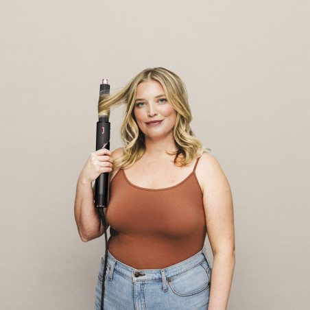 Uscător de păr 3-în-1 Shark FlexStyle HD424EU, 1400 W, 3 viteze și niveluri de căldură, efect Coanda, protecție împotriva deteriorării cauzate de căldură, negru