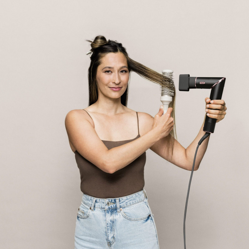 Uscător de păr 3-în-1 Shark FlexStyle HD424EU, 1400 W, 3 viteze și niveluri de căldură, efect Coanda, protecție împotriva deteriorării cauzate de căldură, negru