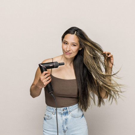 Uscător de păr 3-în-1 Shark FlexStyle HD424EU, 1400 W, 3 viteze și niveluri de căldură, efect Coanda, protecție împotriva deteriorării cauzate de căldură, negru