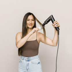 Uscător de păr 3-în-1 Shark FlexStyle HD424EU, 1400 W, 3 viteze și niveluri de căldură, efect Coanda, protecție împotriva deteriorării cauzate de căldură, negru