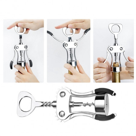 Tirbuson Bohmann BH 7710, 23,5 cm, Deschizator, Argintiu