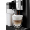 Mașină de espresso DeLonghi Rivelia Onyx Black EXAM440.55.B, 1450 W, 19 bari, 1,4 L, 16 băuturi, Aroma, LatteCrema Hot, Twin Shot, Bean Adapt, ecran tactil TFT, negru mat