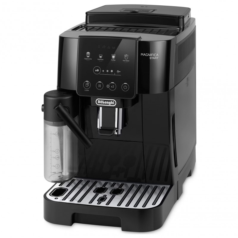 Mașină de espresso Delonghi Magnifica START ECAM220.60.B, 1450 W, 15 bari, 1,8 L, 4 programe, 13 setări de măcinare, LatteCrema Hot, opțiune Bean, negru