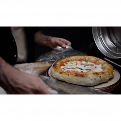 Cuptor electric pentru pizza Ariete „Pizzeria Gourmet” 0934/00, 1500 W, 32 cm, Pana la 400°C, 5 trepte, Rosu