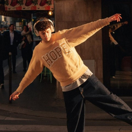 Casti fara fir Edifier WH950NB Ivory, 40 mm, 55 ore, Difuzoare dinamice acoperite cu titan, 3 moduri, Timer, Bluetooth V5.3, ANC, ENC, Hi-Res, Bej