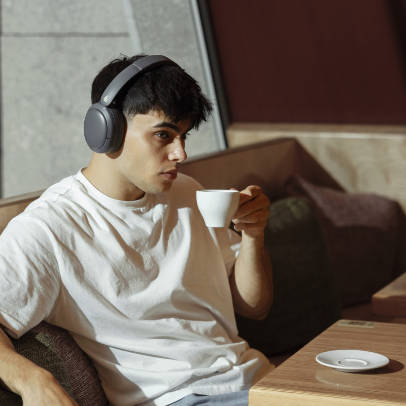 Căști wireless Edifier W800BT Pro BL, 40 mm, 45 ore, A.I, difuzoare dinamice cu acoperire din titan, ANC, BT V5.4, Hi-Res, Multipoint, moduri EQ, ConneX, negru