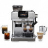 Mașină de espresso DeLonghi EC9455.M La Specialista Touch, 1450 W, 19 bari, 1,7 l, 4 viteze, 5 niveluri de spumare, 15 setări de măcinare, preparare la rece, adaptor pentru boabe, ecran tactil, oțel inoxidabil