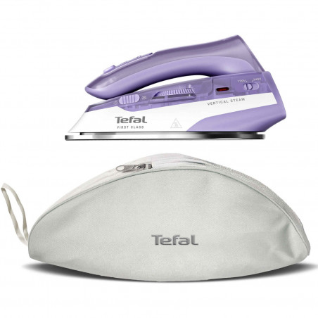 Fier de călcat Tefal DB1612E0, 1000 W, 70 ml, Dry&Steam, abur vertical, Microsteam 200, alb/violet