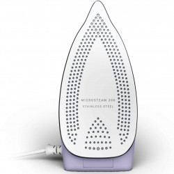 Fier de călcat Tefal DB1612E0, 1000 W, 70 ml, Dry&Steam, abur vertical, Microsteam 200, alb/violet