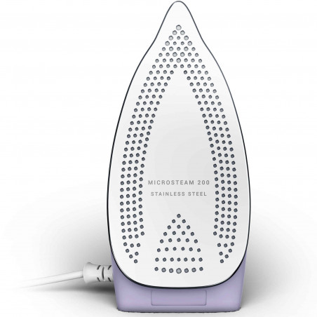 Fier de călcat Tefal DB1612E0, 1000 W, 70 ml, Dry&Steam, abur vertical, Microsteam 200, alb/violet