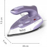 Fier de călcat Tefal DB1612E0, 1000 W, 70 ml, Dry&Steam, abur vertical, Microsteam 200, alb/violet