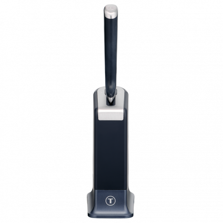 Cuțit de bucătărie Tefal K297S244, 20 cm, oțel inoxidabil, suport cu ascuțitor încorporat, protecție pentru degete, negru