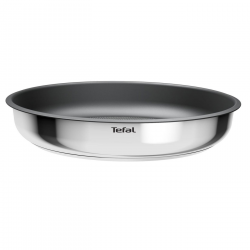 Set de tigaie și cratiță Tefal L881S504, 5 piese, oțel inoxidabil, acoperire antiaderentă din titan, rezistent la cuptor până la 250 °C, mâner detașabil, inducție, oțel inoxidabil