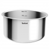 Set de tigaie și cratiță Tefal L881S504, 5 piese, oțel inoxidabil, acoperire antiaderentă din titan, rezistent la cuptor până la 250 °C, mâner detașabil, inducție, oțel inoxidabil