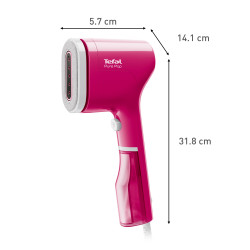 Fier de călcat cu abur Tefal DT2023F0, 1300 W, 70 ml, 20 g/min, indicator de pregătire, oprire automată, roz
