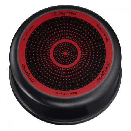 Set de tigaie Tefal Ingenio Easy Cook & Clean L1539053, 10 piese, mânere detașabile, acoperire antiaderentă, Thermo Signal, negru