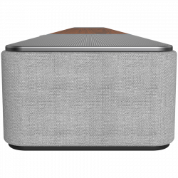 Bară de sunet Klipsch Flexus Core 200 Walnut, 185 W RMS, 111,8 cm, Dolby Atmos, difuzoare orientate în sus, nuc/gri