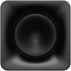 Subwoofer Klipsch Flexus SUB 100 Black, 80 W RMS, RCA, Flexus Transport 2,4 GHz Wireless, Carcasa MDF, Negru