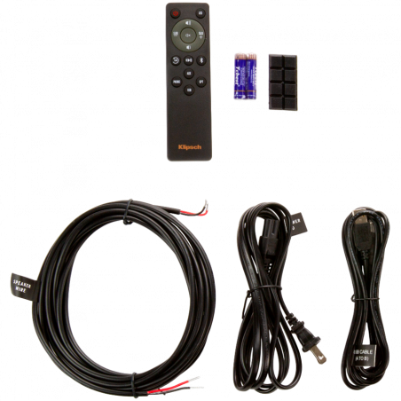 Boxe Klipsch R-41PM, 70 W RMS, Tractrix Horn, Bluetooth, Preamplificator Phono, USB-B, Intrare optica, Negru