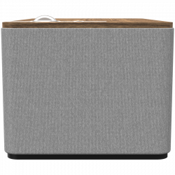 Boxa Klipsch The Three Plus Walnut, 120 W, 2.1, 45 Hz, USB+USB-C, Tip A, RCA, Bluetooth, Aplicatie mobila, Nuc/Gri