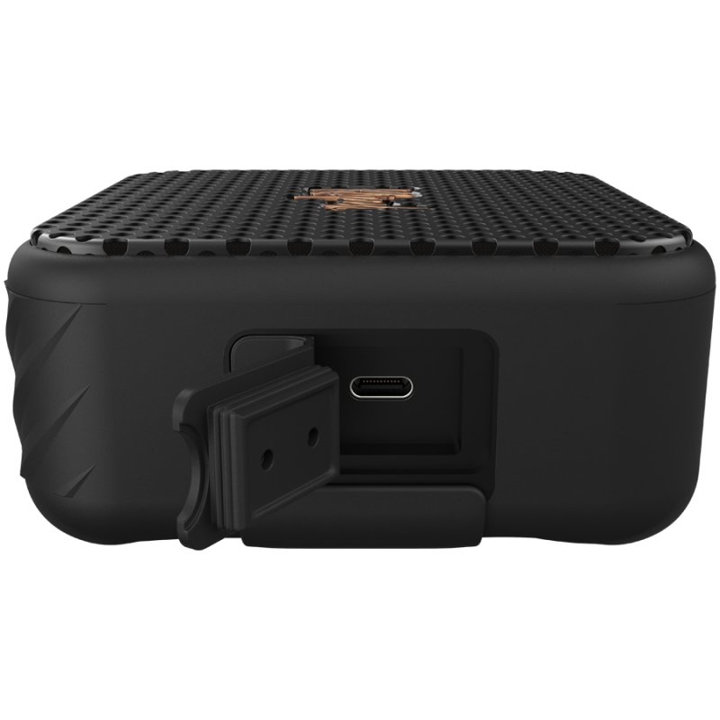 Boxa portabila Klipsch Austin Black, 10 W RMS, 12 ore, Bluetooth 5.3, USB-C, Aplicatie mobila, Microfon, IP67, Negru