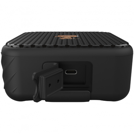 Boxa portabila Klipsch Austin Black, 10 W RMS, 12 ore, Bluetooth 5.3, USB-C, Aplicatie mobila, Microfon, IP67, Negru