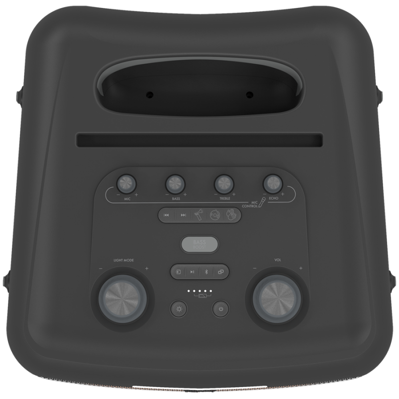 Boxa portabila Klipsch New York Black, 12 ore, Bluetooth 5.2, 5000 mAh, AUX, USB, Party Link, Microfon, Negru