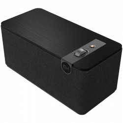 Boxa Klipsch The One Plus 2.1 MB, 60 W, Bluetooth 5.3, USB-C, Biamplificare, Carcasa din lemn, Aplicatie mobila, Negru mat