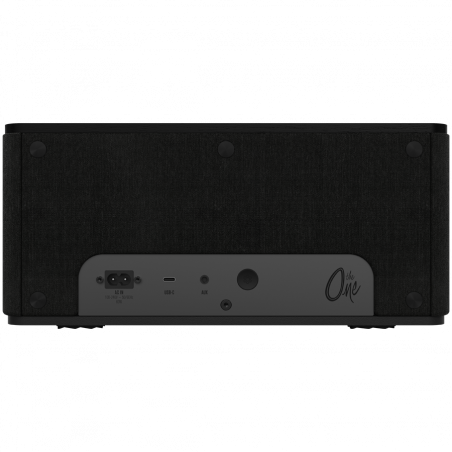 Boxa Klipsch The One Plus 2.1 MB, 60 W, Bluetooth 5.3, USB-C, Biamplificare, Carcasa din lemn, Aplicatie mobila, Negru mat