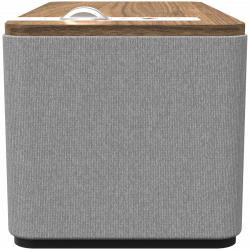 Boxa Klipsch The One Plus 2.1 W, 60 W, Bluetooth 5.3, USB-C, Biamplificare, Carcasa din lemn, Aplicatie mobila, Nuc/Gri