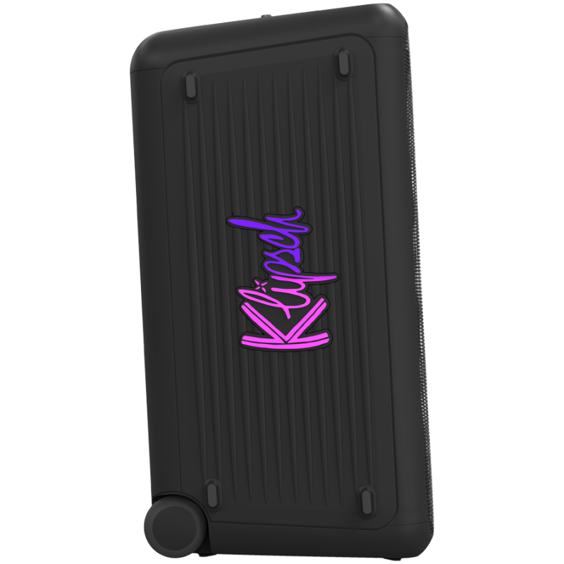 Boxa portabila Klipsch Miami Black, 18 ore, 5000 mAh, Bluetooth 5.2, AUX, USB, Daisy Chain, Ultra Bass, Party Link, Karaoke, Microfon, Negru