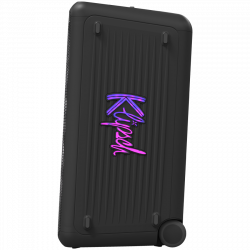 Boxa portabila Klipsch Miami Black, 18 ore, 5000 mAh, Bluetooth 5.2, AUX, USB, Daisy Chain, Ultra Bass, Party Link, Karaoke, Microfon, Negru