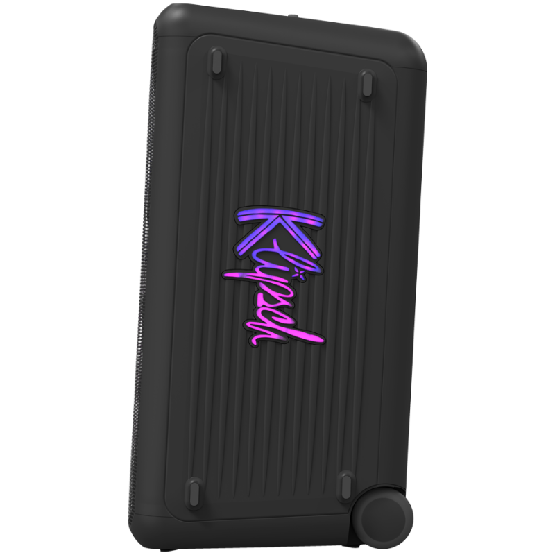 Boxa portabila Klipsch Miami Black, 18 ore, 5000 mAh, Bluetooth 5.2, AUX, USB, Daisy Chain, Ultra Bass, Party Link, Karaoke, Microfon, Negru