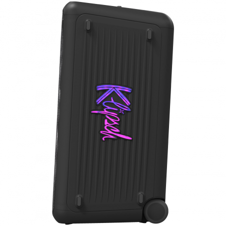 Boxa portabila Klipsch Miami Black, 18 ore, 5000 mAh, Bluetooth 5.2, AUX, USB, Daisy Chain, Ultra Bass, Party Link, Karaoke, Microfon, Negru