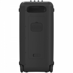 Boxa portabila Klipsch Miami Black, 18 ore, 5000 mAh, Bluetooth 5.2, AUX, USB, Daisy Chain, Ultra Bass, Party Link, Karaoke, Microfon, Negru