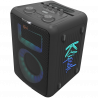 Boxa portabila Klipsch Vegas Black, 4400 mAh, 12 ore, Bluetooth 5.2, AUX, USB, microfon, Ultra Bass, Party Link, Efecte luminoase RGB, Aplicatie mobila, Negru
