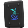 Boxa portabila Klipsch Vegas Black, 4400 mAh, 12 ore, Bluetooth 5.2, AUX, USB, microfon, Ultra Bass, Party Link, Efecte luminoase RGB, Aplicatie mobila, Negru