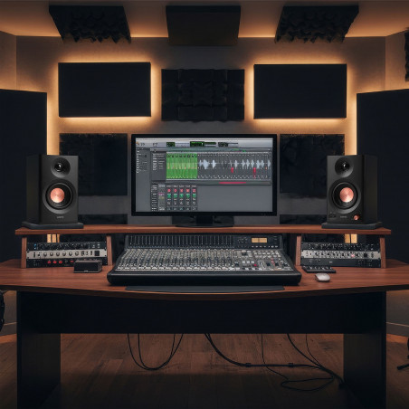 Boxe Edifier MR3 BL, 36 W RMS, BT V5.4, RCA, AUX, Hi-Res, ConneX, Active, Setari acustice, Negru