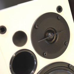 Difuzoare Edifier R1280T WH-SL 2.0, 42 W RMS, 2xRCA, telecomandă, carcasă din lemn, alb/argintiu