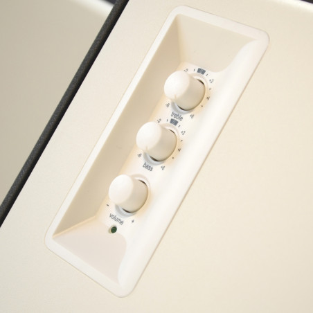 Difuzoare Edifier R1280T WH-SL 2.0, 42 W RMS, 2xRCA, telecomandă, carcasă din lemn, alb/argintiu