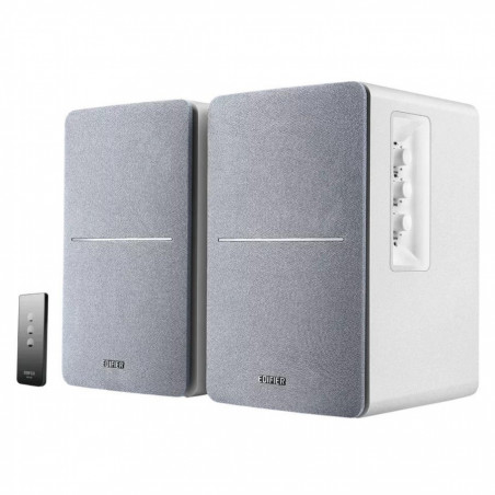 Difuzoare Edifier R1280T WH-SL 2.0, 42 W RMS, 2xRCA, telecomandă, carcasă din lemn, alb/argintiu