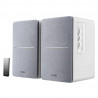 Difuzoare Edifier R1280T WH-SL 2.0, 42 W RMS, 2xRCA, telecomandă, carcasă din lemn, alb/argintiu