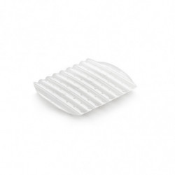 Vas gatire cu aburi pentru cuptorul cu microunde Lekue 1009026, 1,4 litri, 3-4 portii, Silicon platin, Rosu