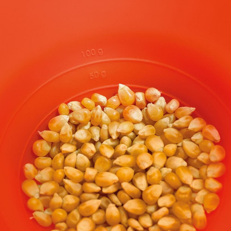 Bol reparare popcorn la cuptorul cu microunde Lekue 1009035, 2,8 L, Ø20x14,5 cm, Pliabil, -60/+220 °C, Rosu