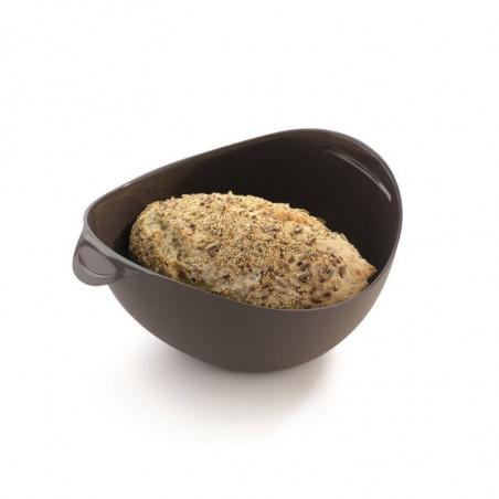 Vas preparare si coacere paine Lekue 1009037, 28 x 23 x 13 cm, 600 ml, Silicon platinat, -60 +220 °C, Negru